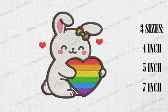 Cute Rabbit Supports LGBT