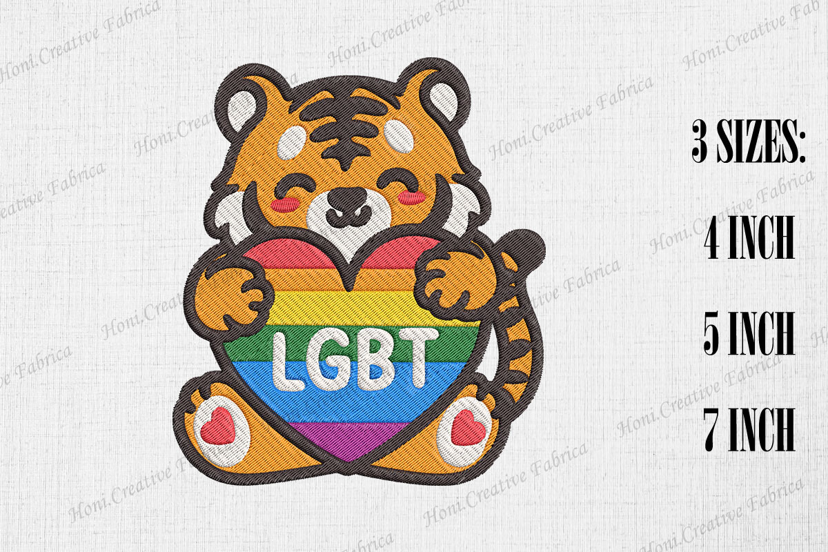 Cute Tiger Supports LGBT