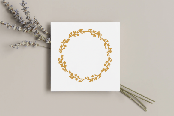 Doodle Wreath Font - Preview 4