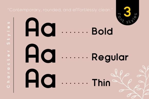Fox Linea Font PNG with transparent background - Preview 1