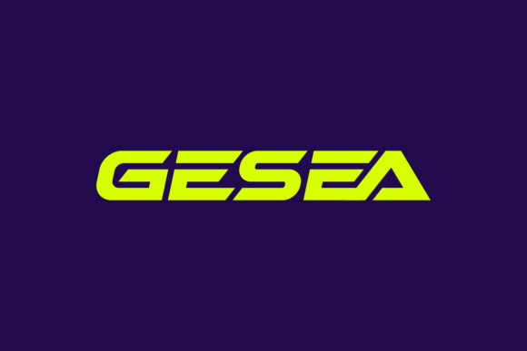 Gesecs Font PNG with transparent background - Preview 1
