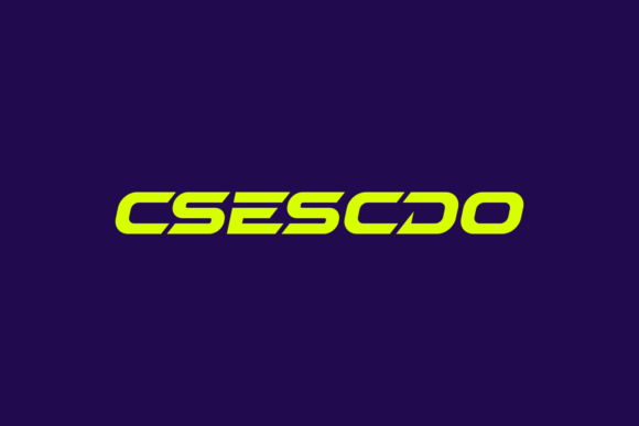 Gesecs Font PNG with transparent background - Preview 3