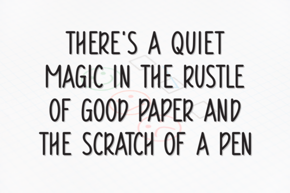 Good Paper Font PNG with transparent background - Preview 2
