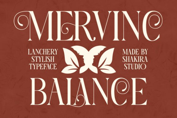 Lanchery Font PNG with transparent background - Preview 1