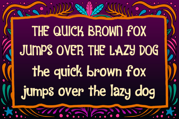 Los Muertos Festival Font PNG with transparent background - Preview 3