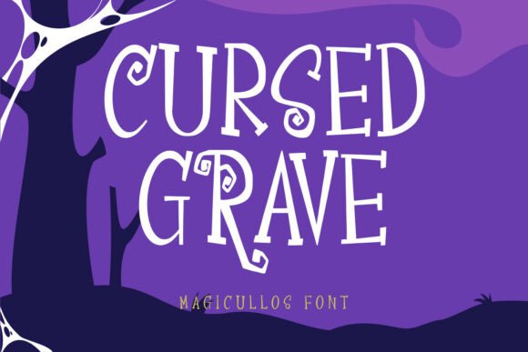 Magicullos Halloween Font PNG with transparent background - Preview 1