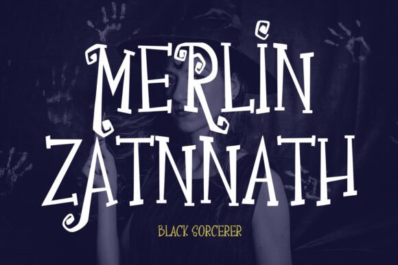 Magicullos Halloween Font PNG with transparent background - Preview 2