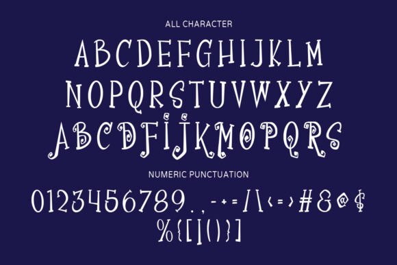 Magicullos Halloween Font PNG with transparent background - Preview 6