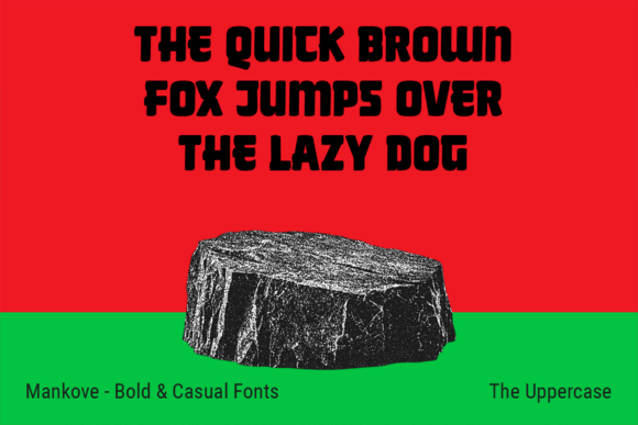 Mankove Font PNG with transparent background - Preview 1