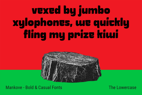 Mankove Font PNG with transparent background - Preview 2