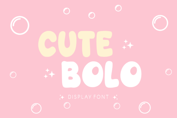 Modern Bubble Font PNG with transparent background - Preview 2