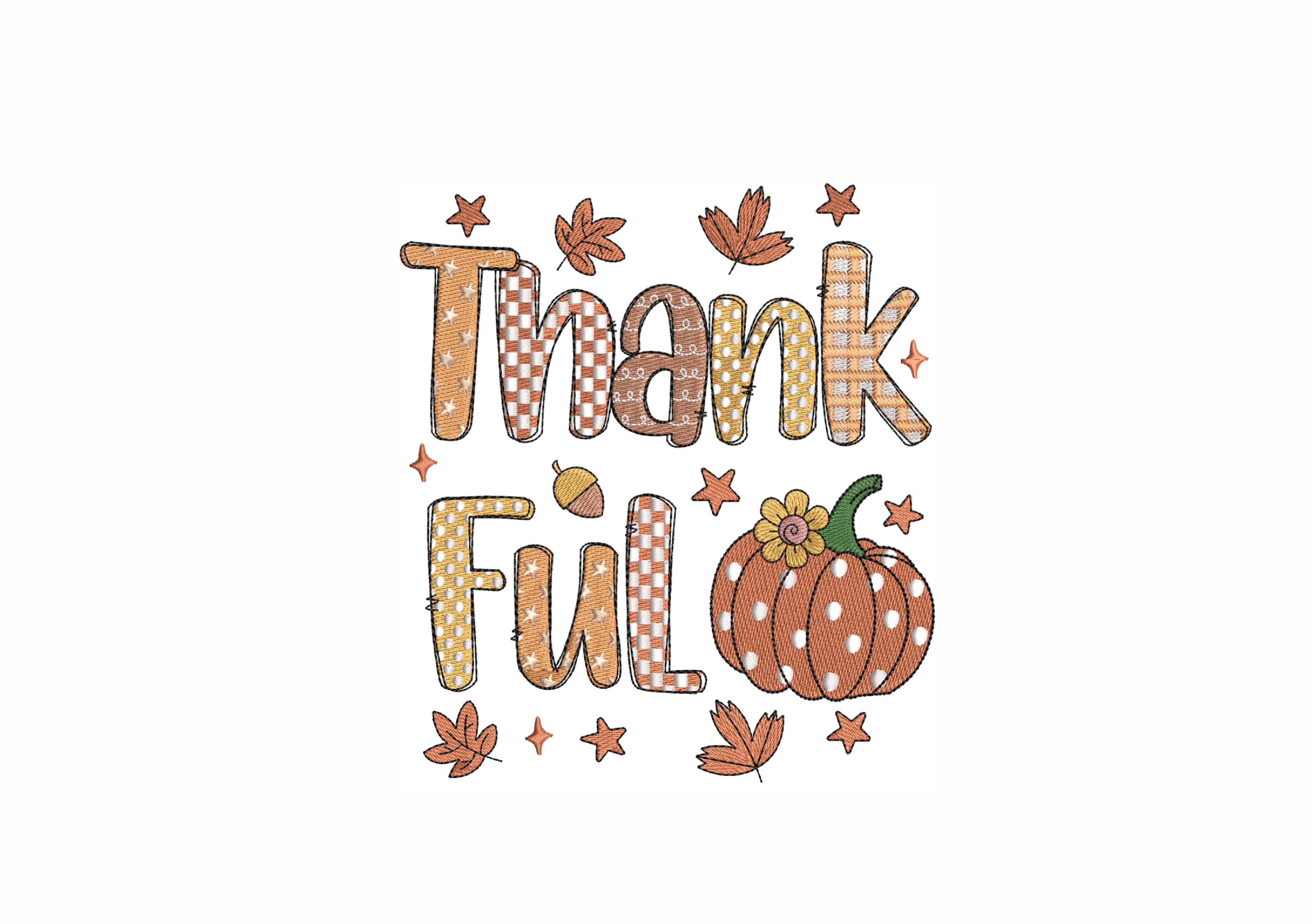 Preppy Fall Thankful