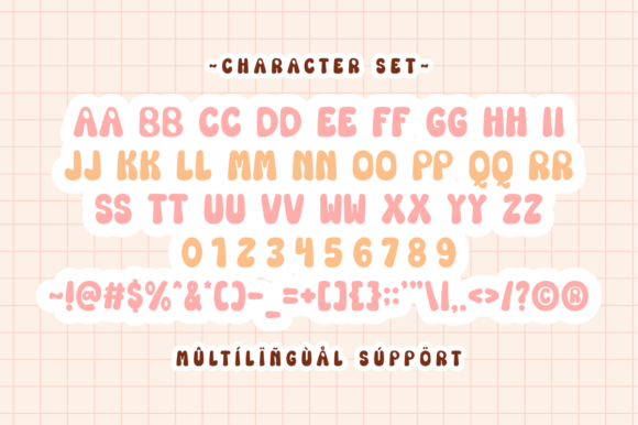 Preppy Summer Font PNG with transparent background - Preview 1