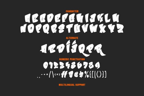 Qitrezz Font PNG with transparent background - Preview 6