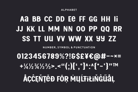 Reacher Font PNG with transparent background - Preview 4