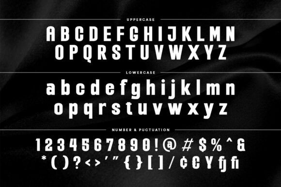 Reganz Font PNG with transparent background - Preview 1