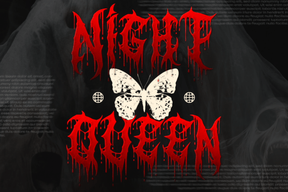 Reign Crimson Font PNG with transparent background - Preview 2