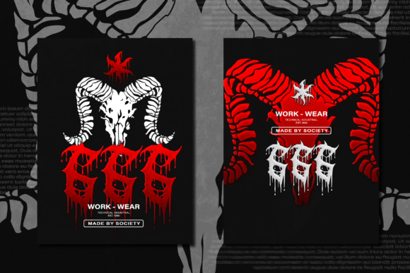 Reign Crimson Font PNG with transparent background - Preview 5