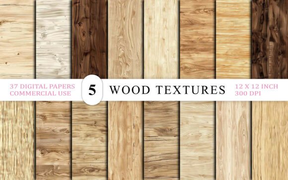 Smooth Natural Wood Texture Pack