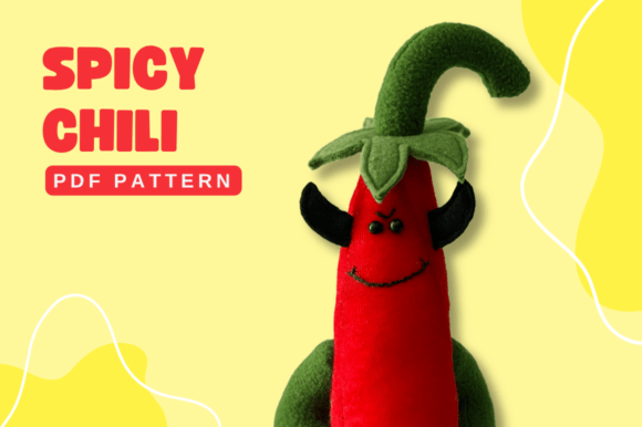 Spicy Chili Plush Sewing PDF Pattern