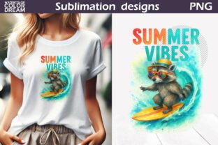 Summer Vibes Clipart Bundle Graphic by WatercolorColorDream · Creative ...