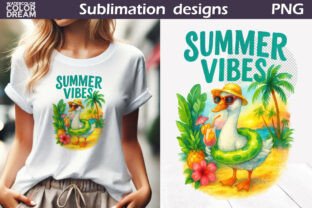 Summer Vibes Clipart Bundle Graphic by WatercolorColorDream · Creative ...