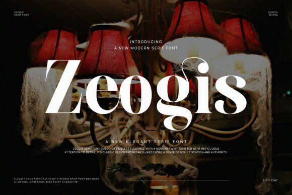 Zeogis Serif Font By Ariya Works Studio