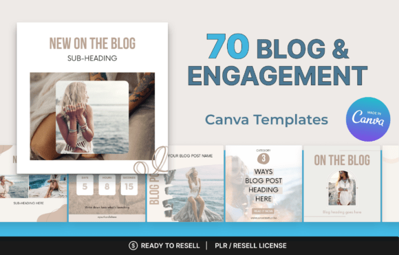 Finance Blog Post Canva Template Graphic by The Grateful Studio ...