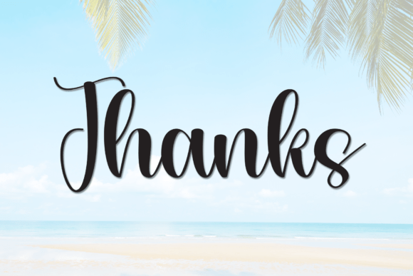 Beach Summer Font - Preview 6
