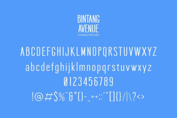 Bintang Avenue Font - Preview 1
