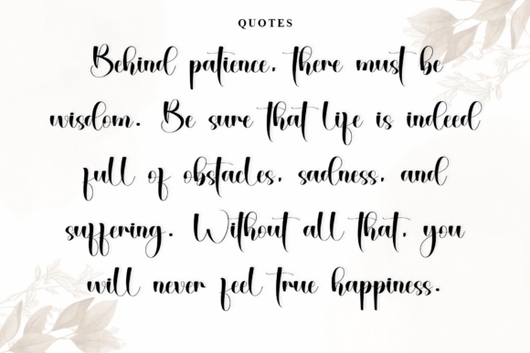 Calligraphy Font - Preview 3
