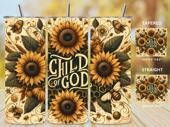 Child of God Christian Tumbler Wrap