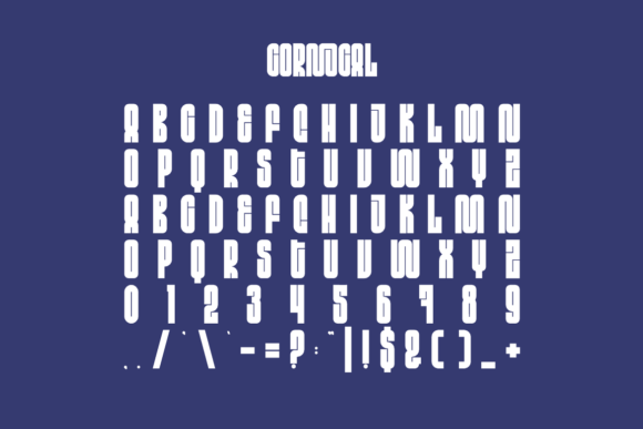 Cornocal Font - Preview 2