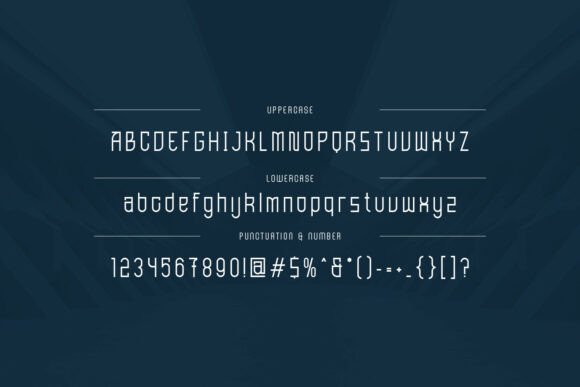Cyber Stan Font PNG with transparent background - Preview 3