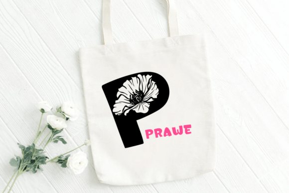 Flower Poppy Font PNG with transparent background - Preview 3