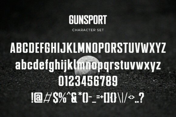 Gunsport Font - Preview 4