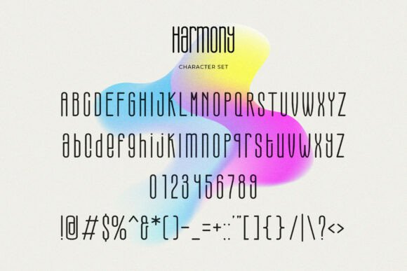 Harmony Font - Preview 1