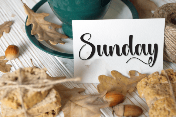 Joyful Holiday Font font preview - 4