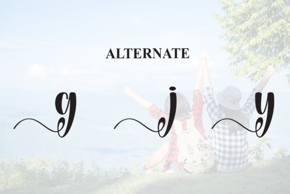 Joyful Holiday Font font preview - 6