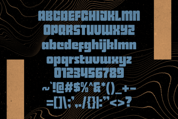 Kelspin Font PNG with transparent background - Preview 3