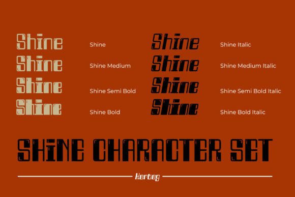 Kerteg Font PNG with transparent background - Preview 1