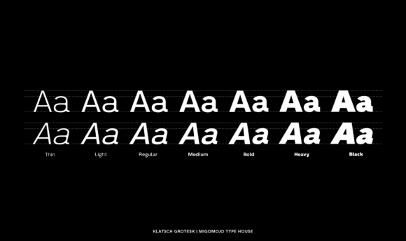 Klatsch Grotesk Font PNG with transparent background - Preview 2