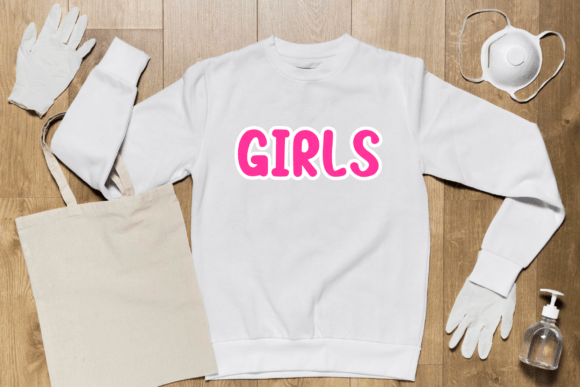 Simple Disney Font PNG with transparent background - Preview 1