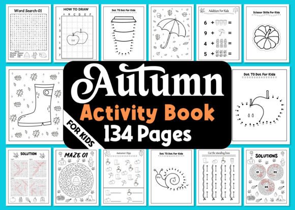Autumn Activity Book for Kids - KDP