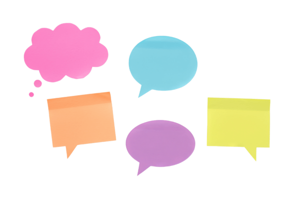 Colorful Speech Bubbles on PNG&nbsp; Graphic Crafts By Md Abu Saeid