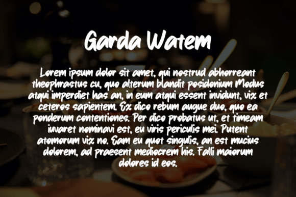 Garda Watem Font - Preview 2