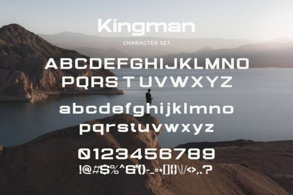 Kingman Font PNG with transparent background - Preview 1