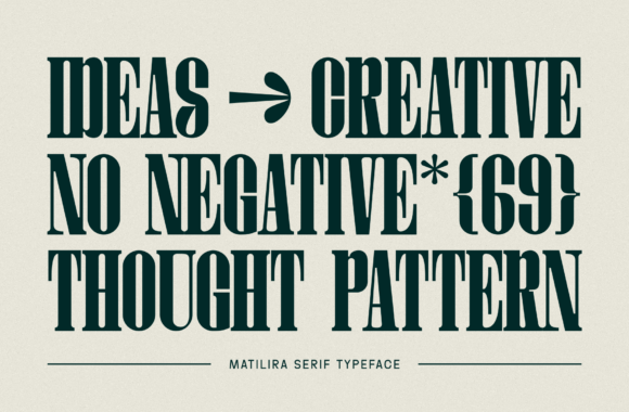 Matilira Font PNG with transparent background - Preview 2