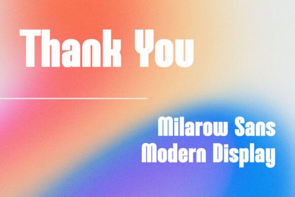 Milarow Font PNG with transparent background - Preview 4