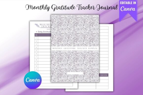 Monthly Gratitude Tracker Journal